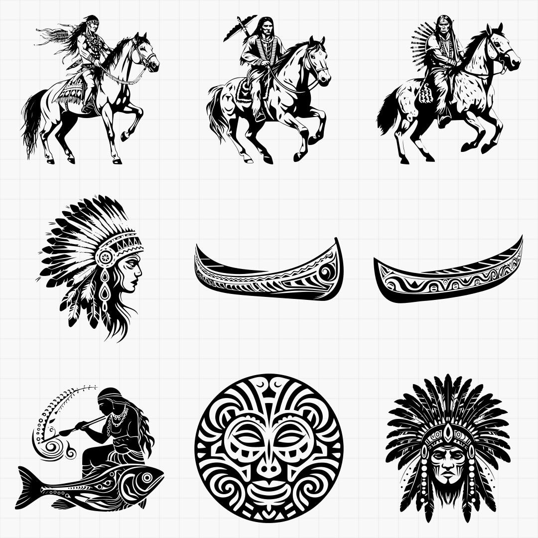 Tribal Native People Design Pack - Thumbnail 2