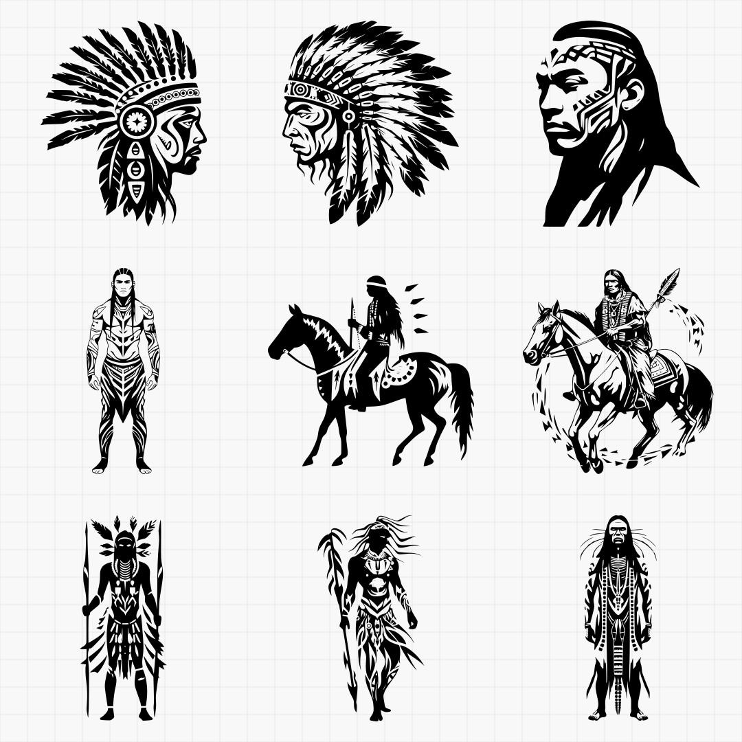Tribal Native People Design Pack - Thumbnail 3