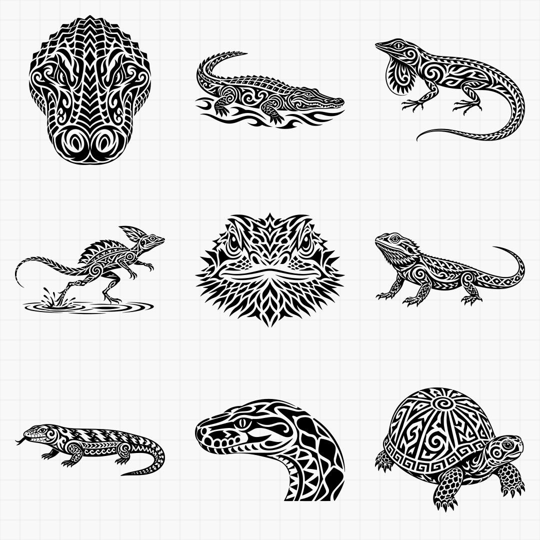Tribal Reptile Designs - Thumbnail 2