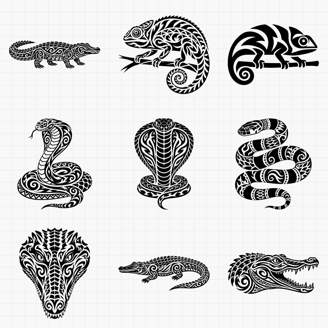 Tribal Reptile Designs - Thumbnail 3