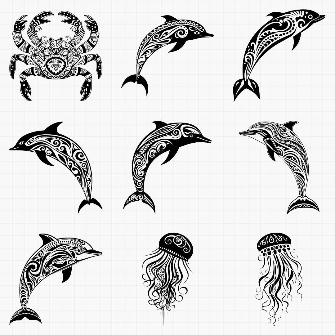 Tribal Sea Animal Pack - Thumbnail 2