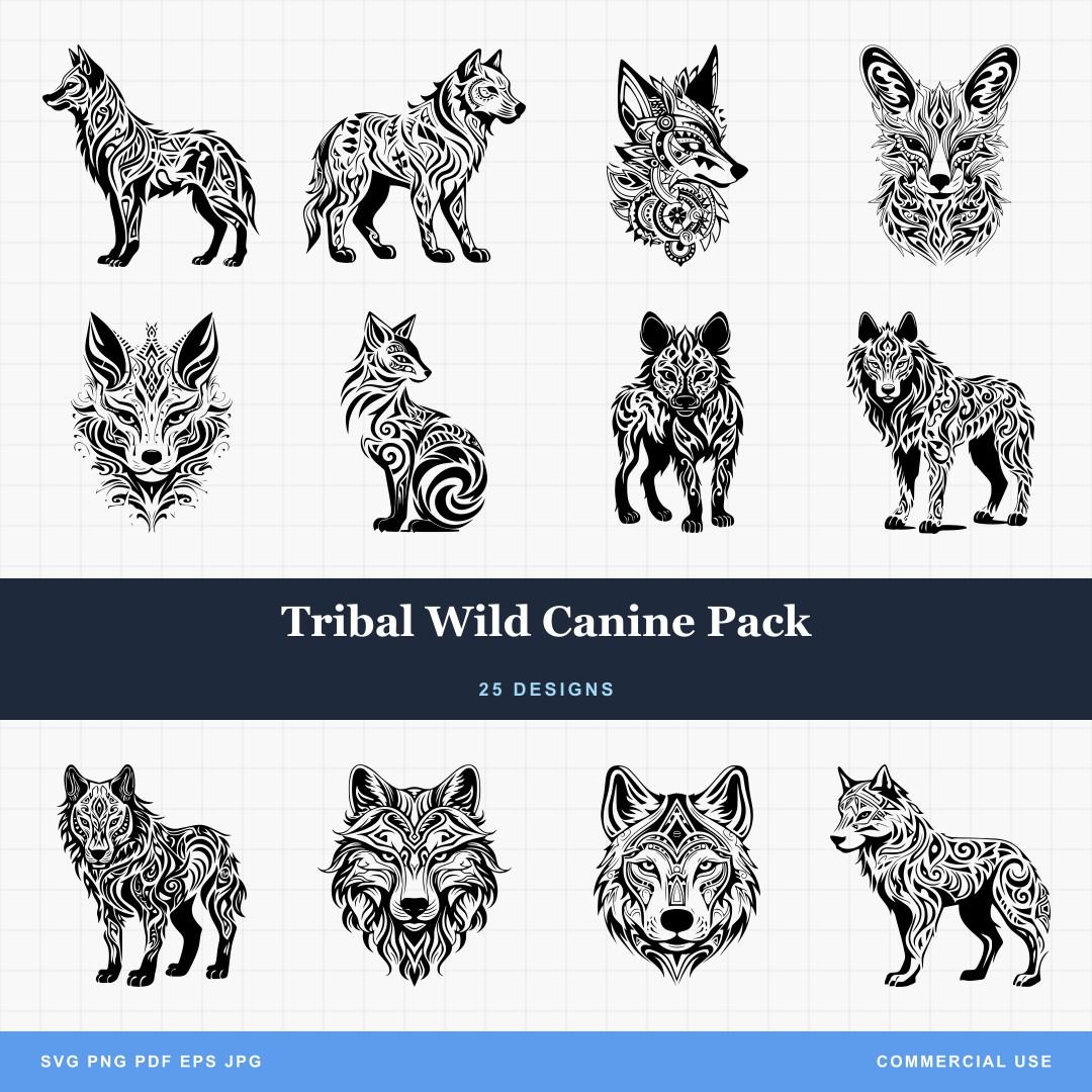 Tribal Wild Canine Pack