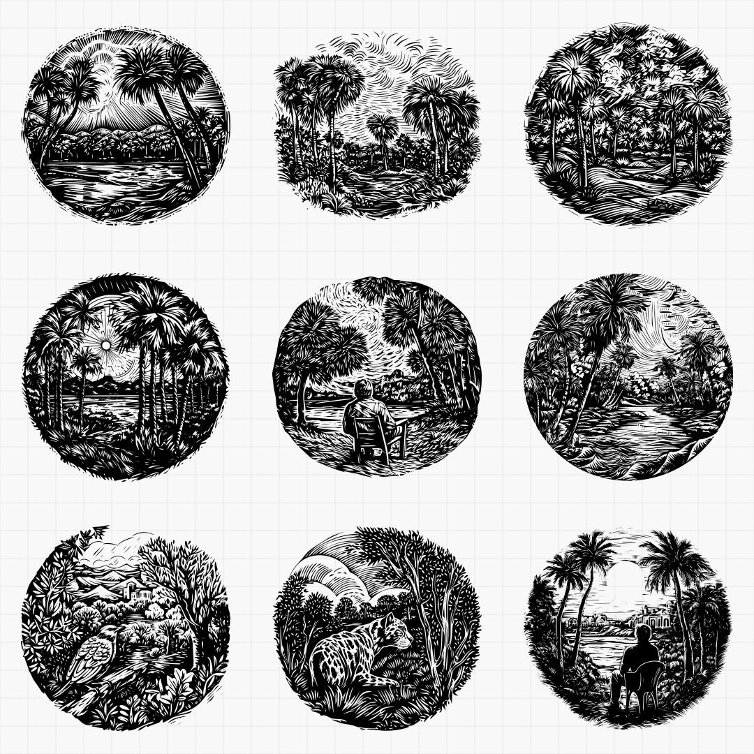 Tropical Scene Designs - Thumbnail 4