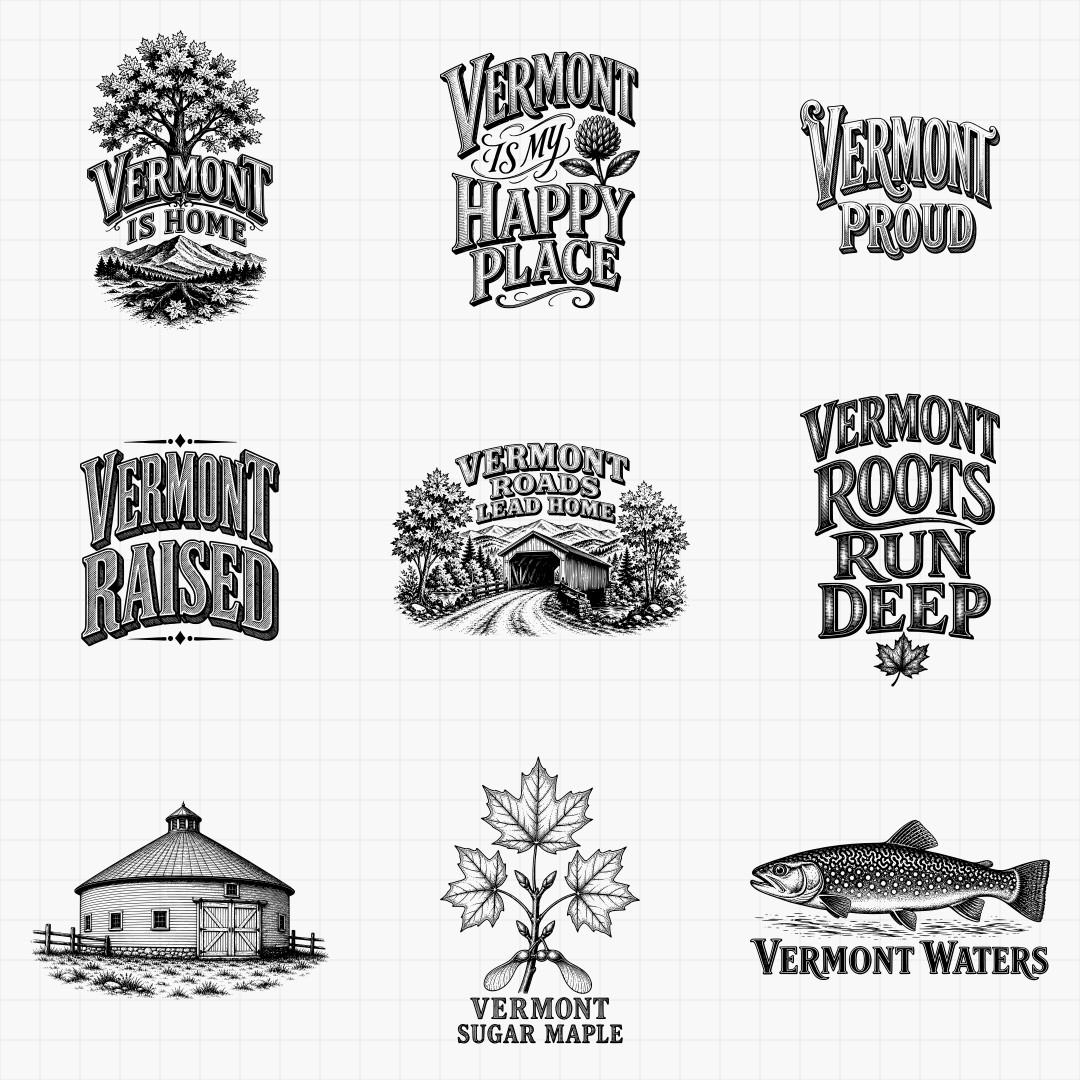 Vermont State Pride & Travel Designs - Thumbnail 6