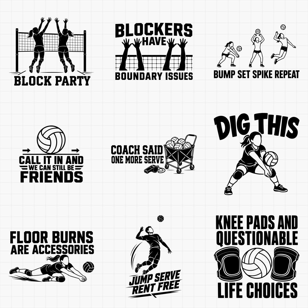 Volleyball Designs - Thumbnail 2