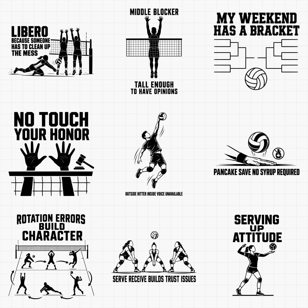 Volleyball Designs - Thumbnail 3