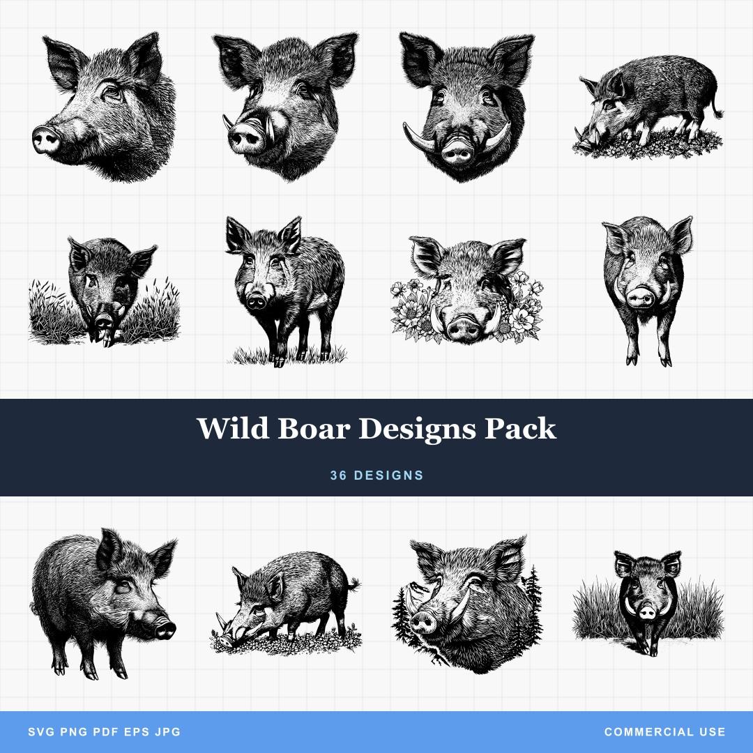 Wild Boar Designs Pack