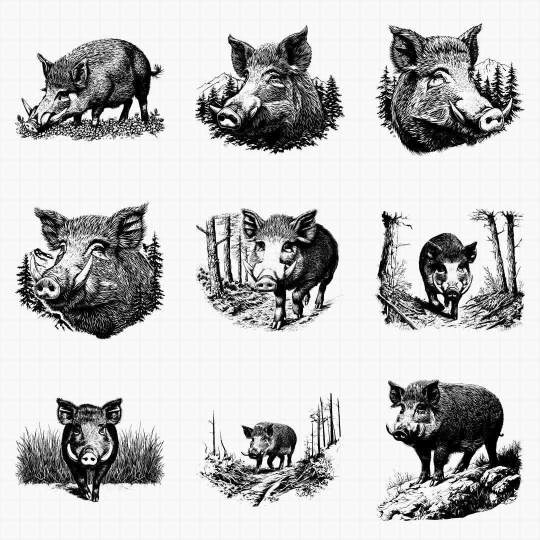 Wild Boar Designs Pack - Thumbnail 5