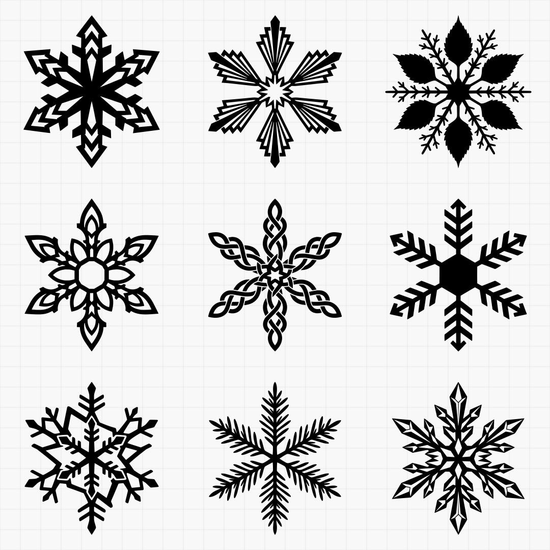 Winter Snowflake Designs - Thumbnail 2