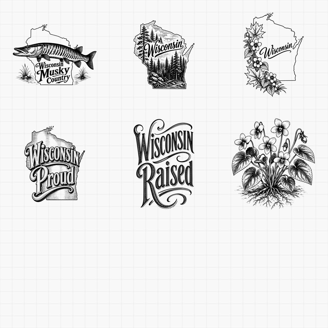 Wisconsin State Pride & Travel Designs - Thumbnail 6