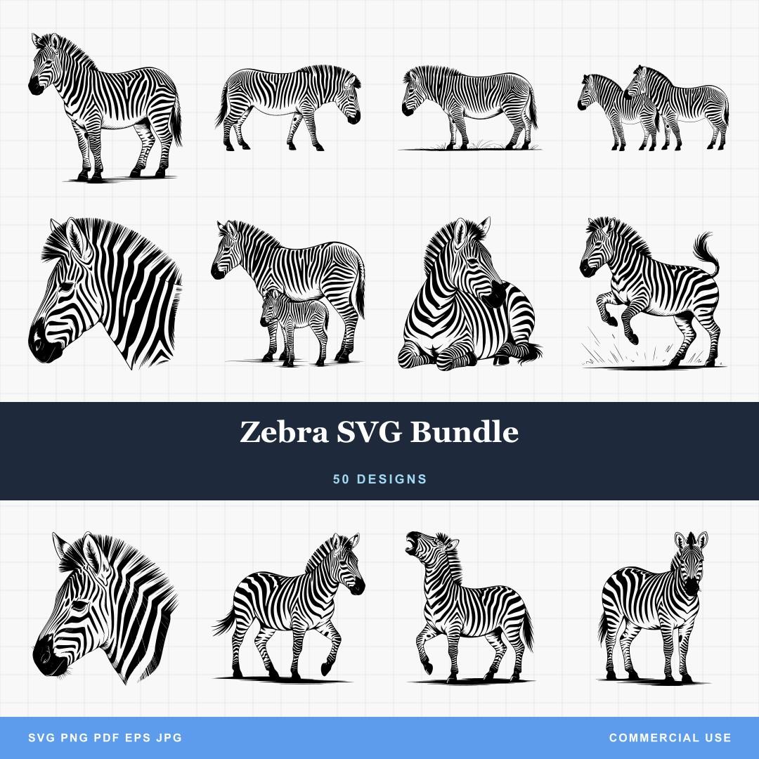 Zebra Svg Bundle