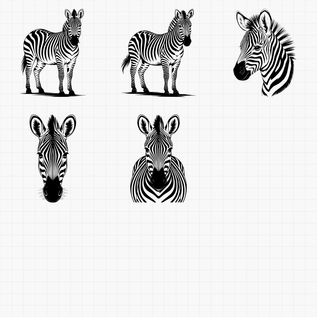 Zebra Svg Bundle - Thumbnail 7