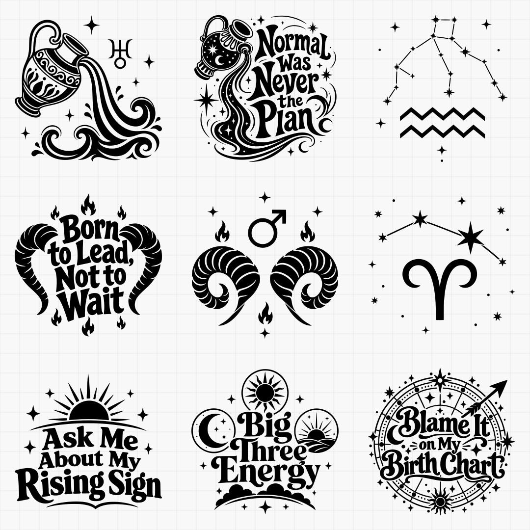 Zodiac & Astrology Designs - Thumbnail 2