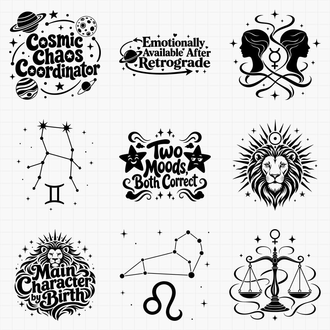 Zodiac & Astrology Designs - Thumbnail 4