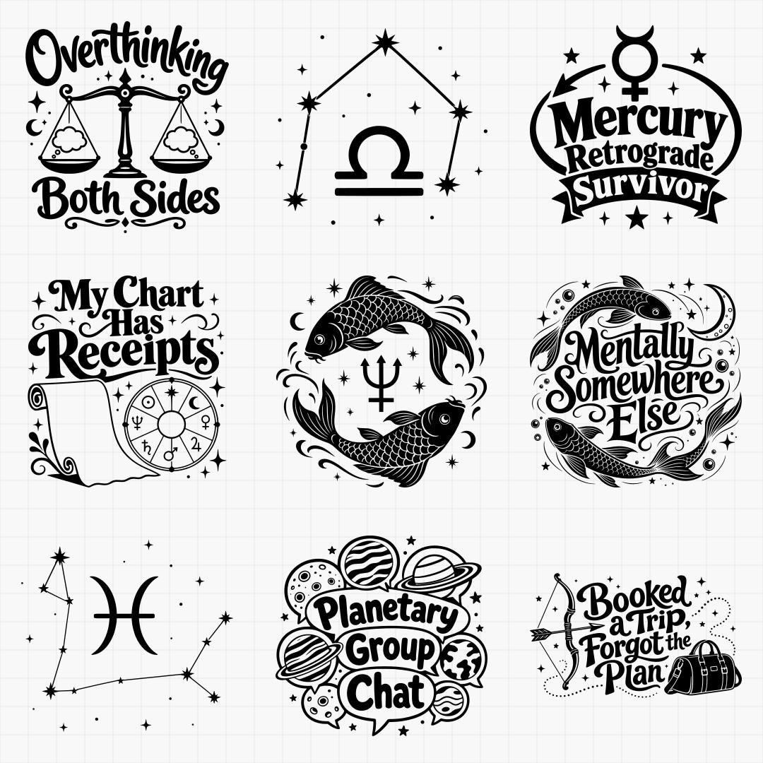 Zodiac & Astrology Designs - Thumbnail 5