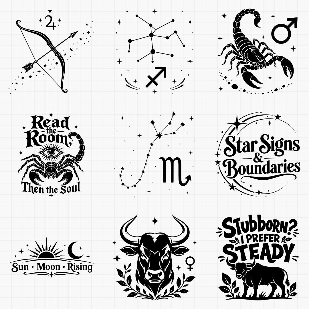 Zodiac & Astrology Designs - Thumbnail 6