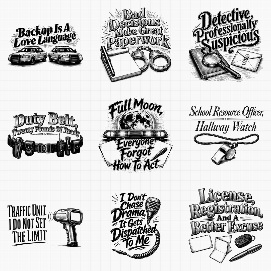 Police & Law Enforcement Designs - Thumbnail 2