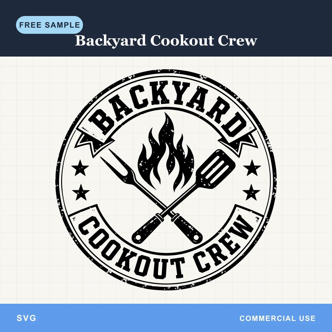 Free Backyard Cookout Crew SVG