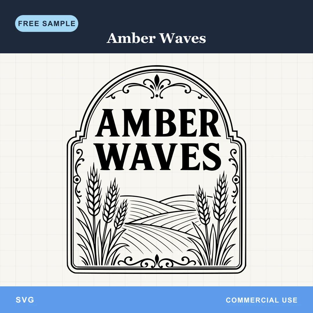 Free Amber Waves SVG