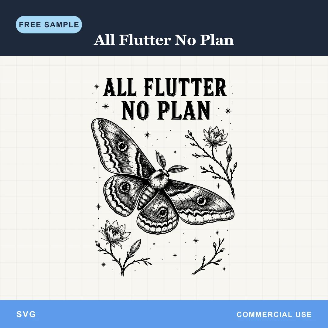 Free All Flutter No Plan SVG