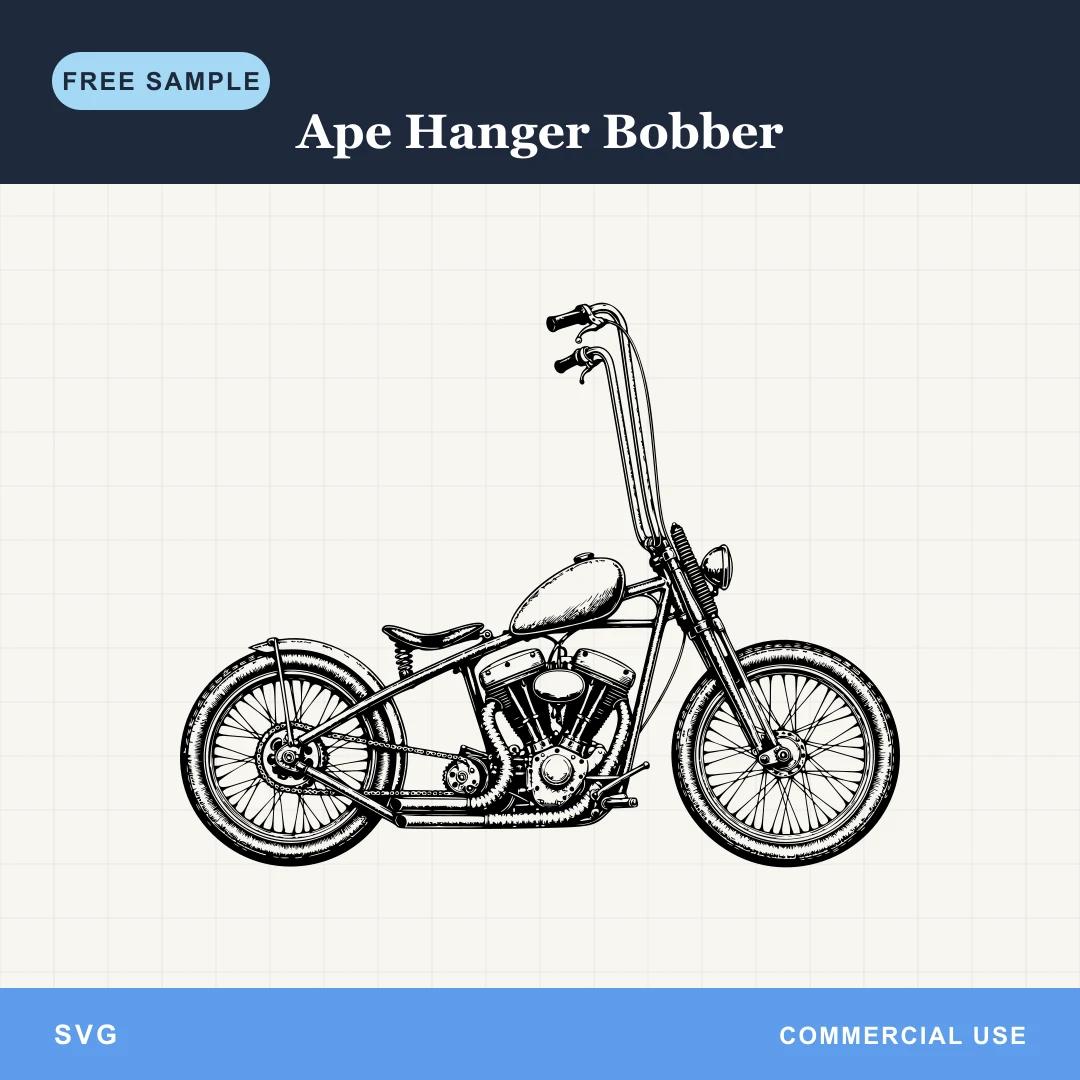 Free Ape Hanger Bobber SVG