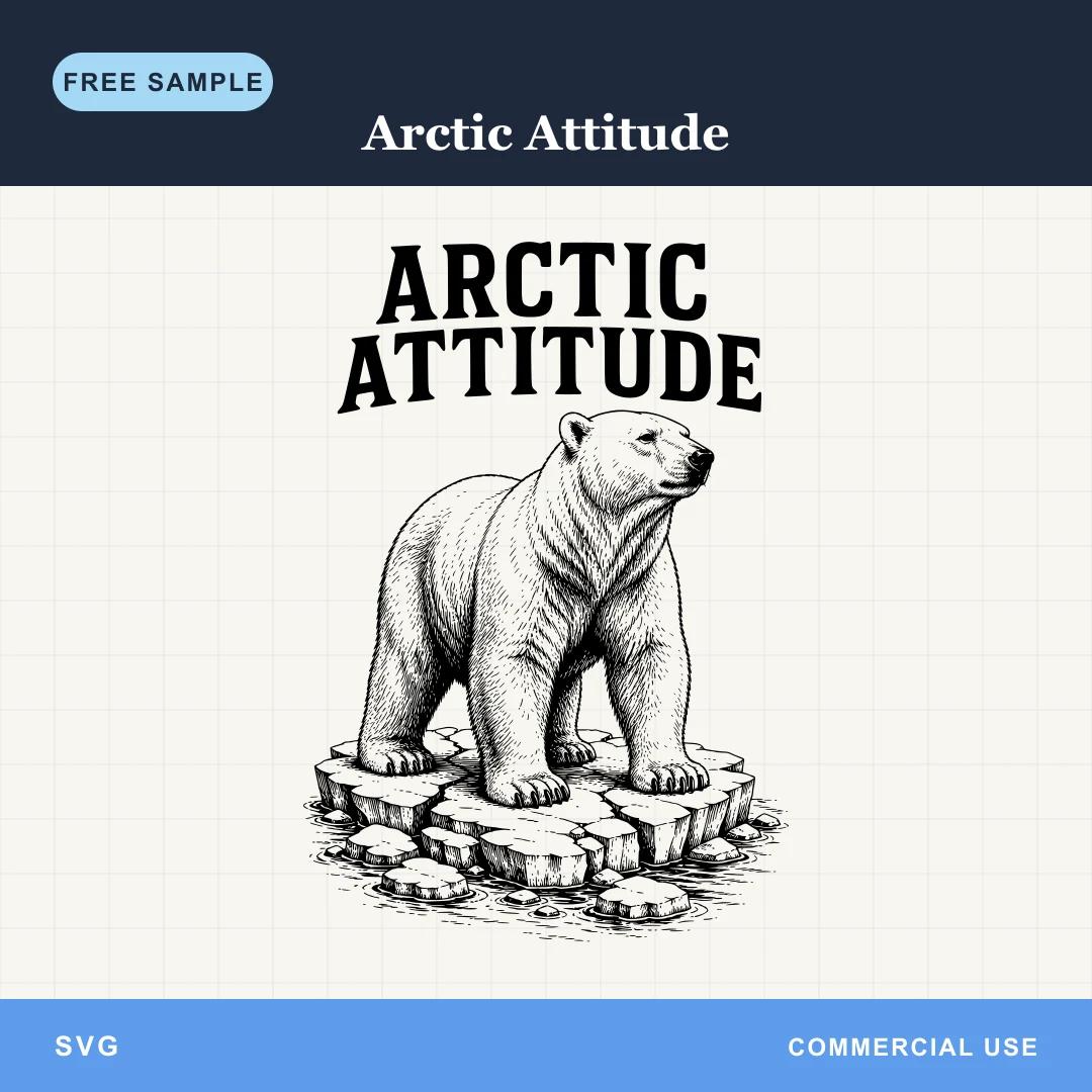 Free Arctic Attitude SVG