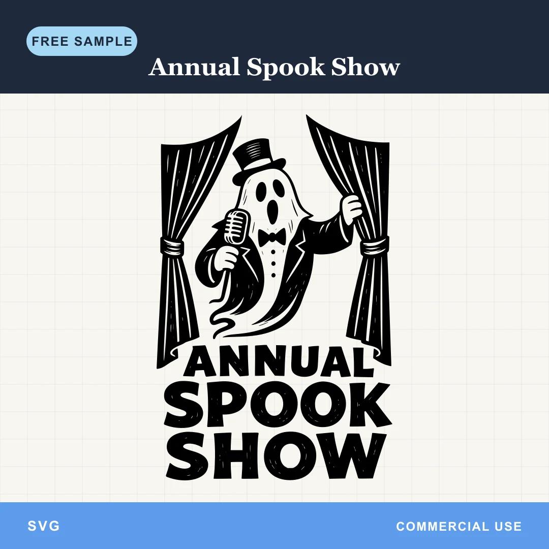 Free Annual Spook Show SVG