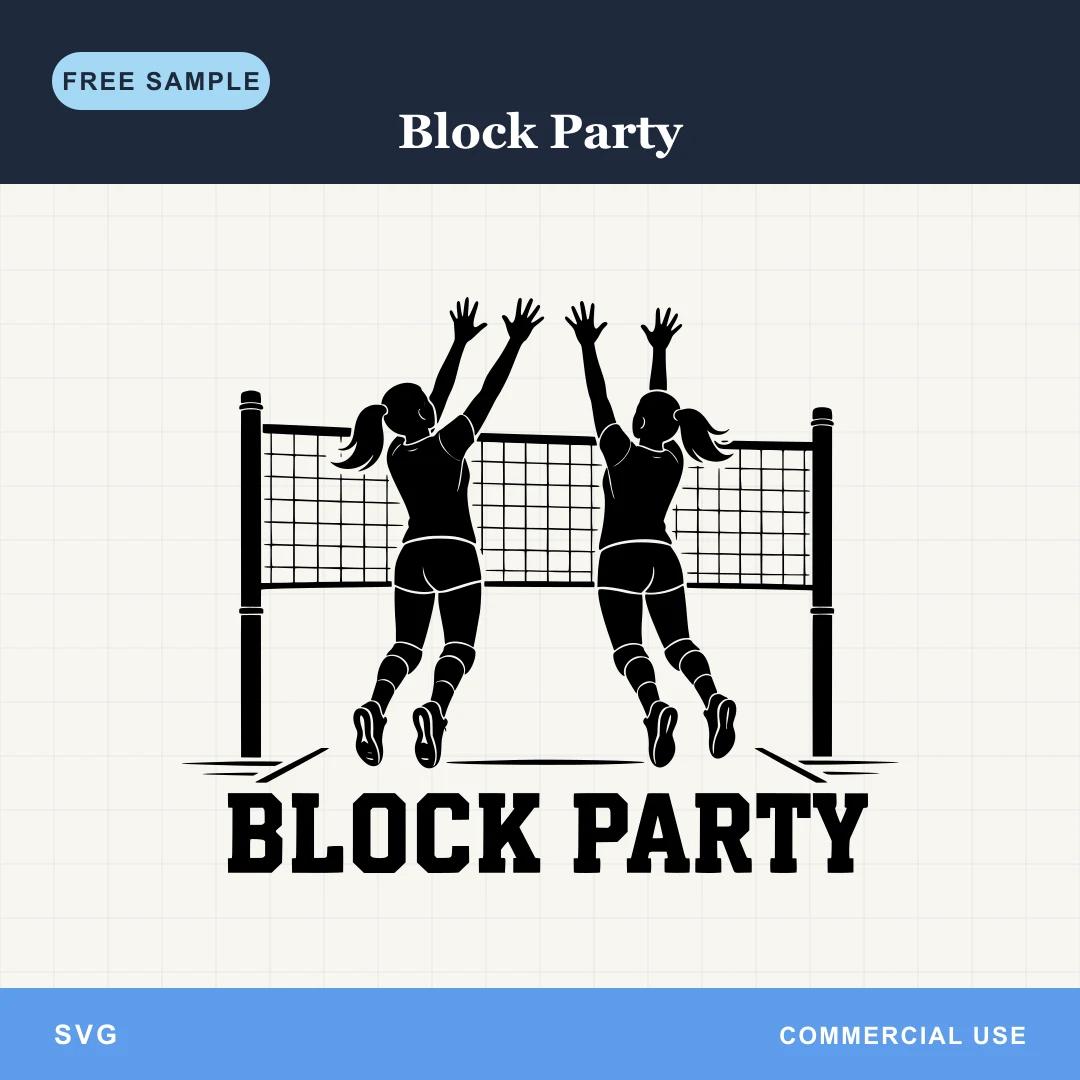 Free Block Party SVG