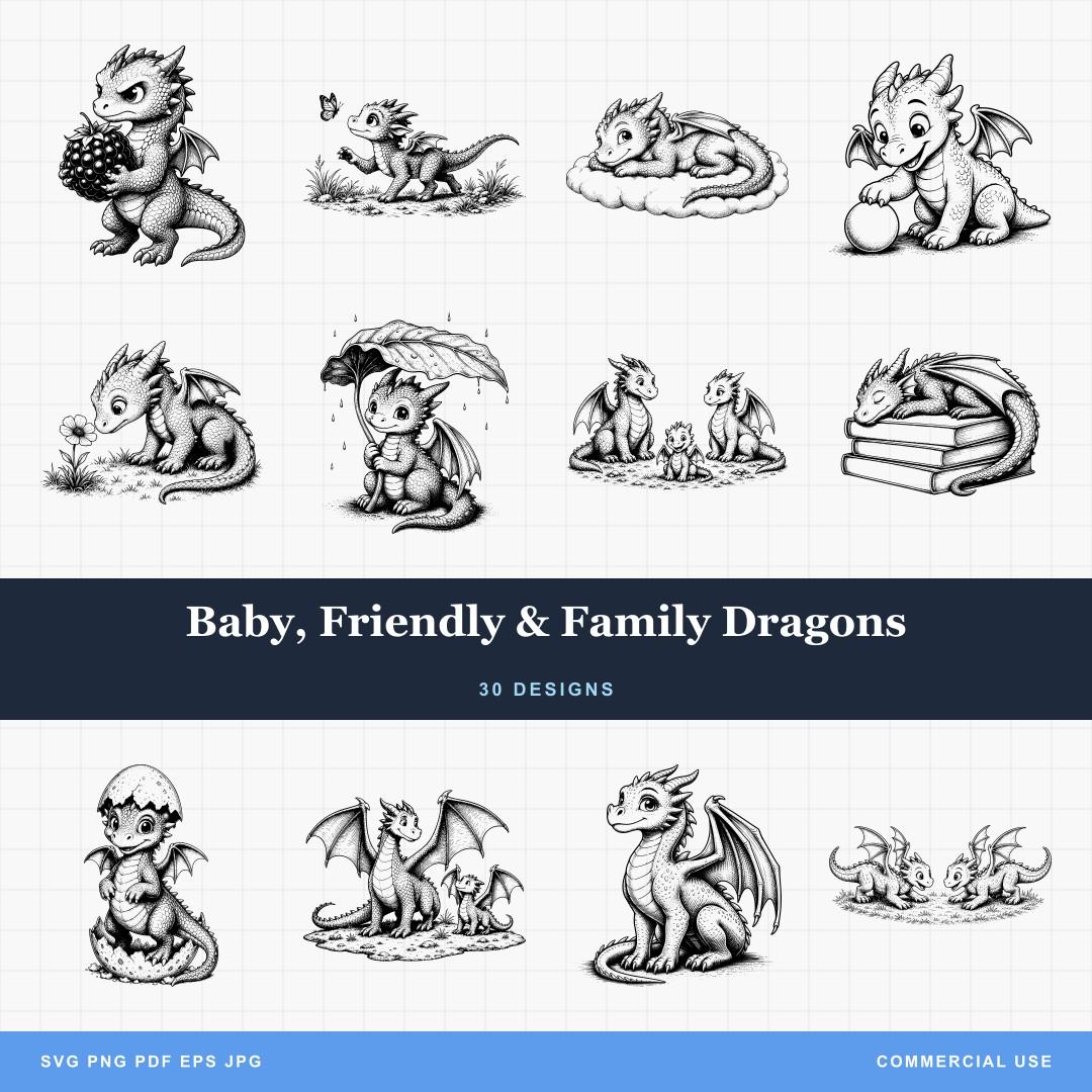 Baby, Friendly & Family Dragons