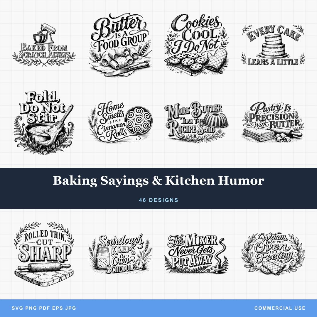 Baking Sayings & Kitchen Humor