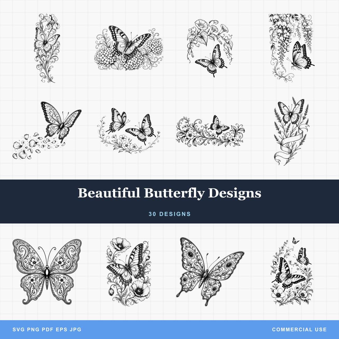 Beautiful Butterfly Designs