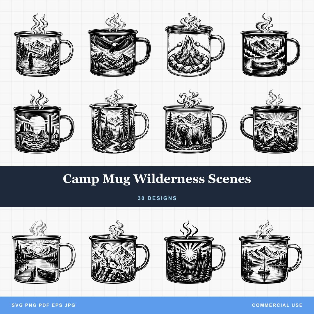 Camp Mug Wilderness Scenes