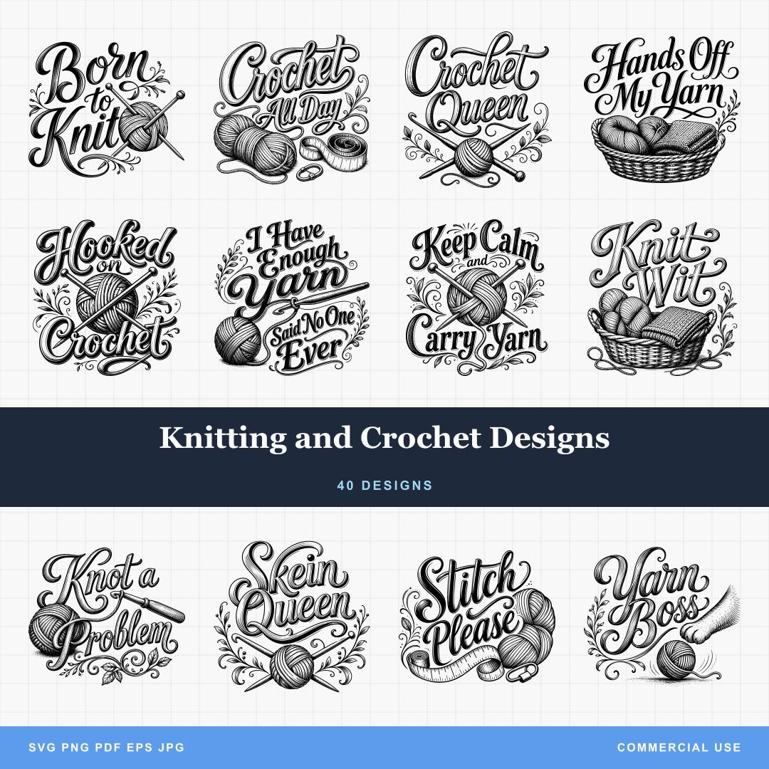 Knitting and Crochet Designs