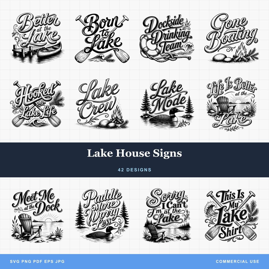 Lake House Signs