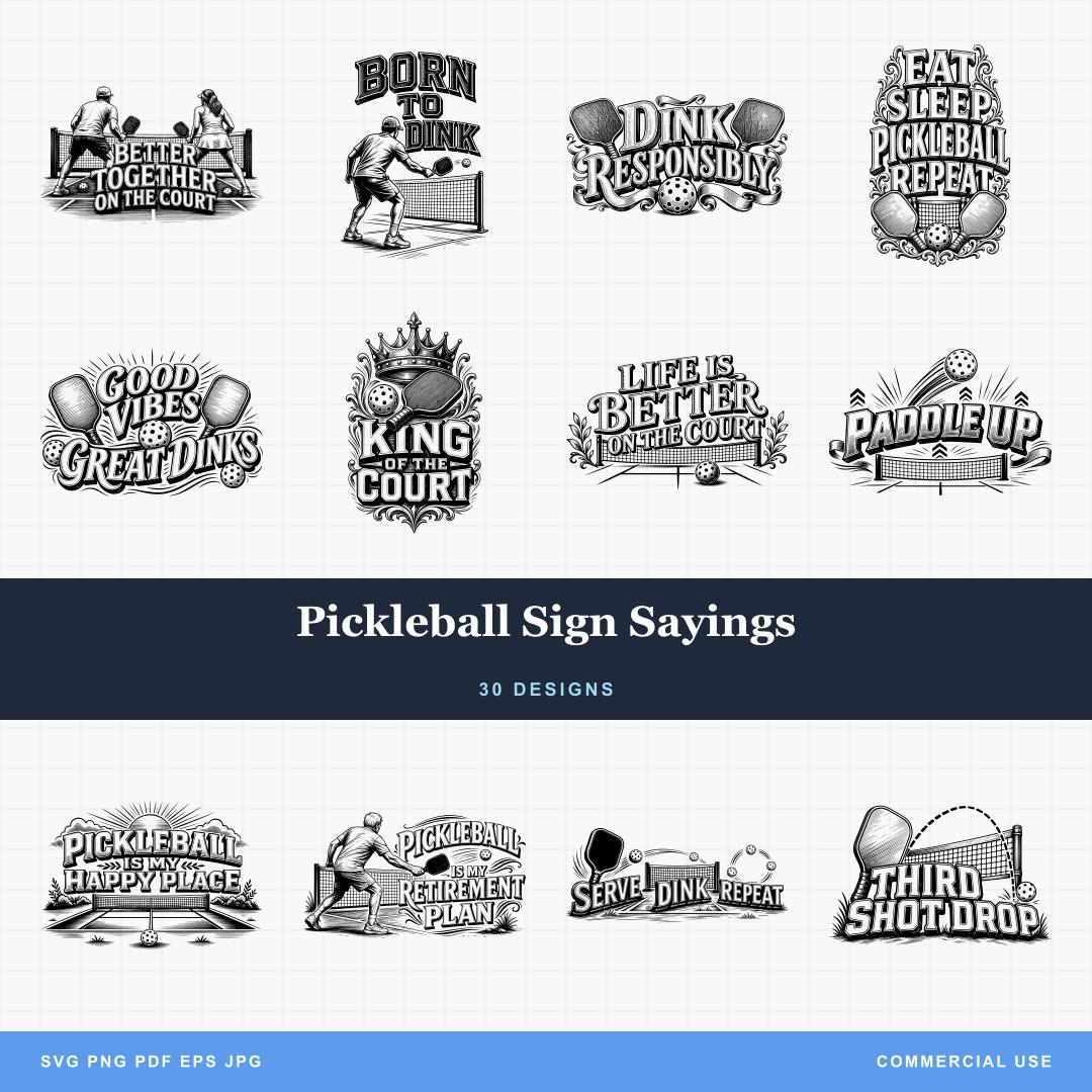 Pickleball Sign Sayings