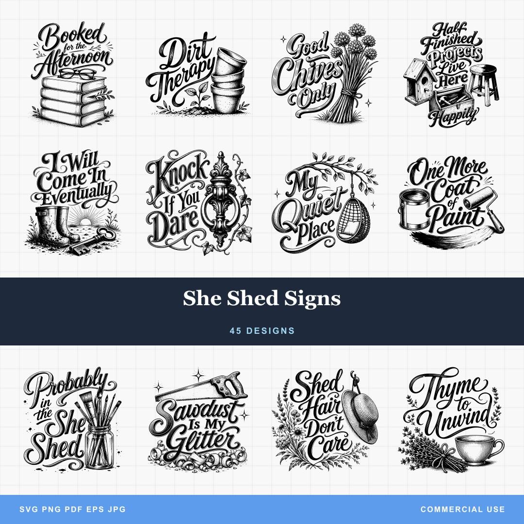 She Shed Signs