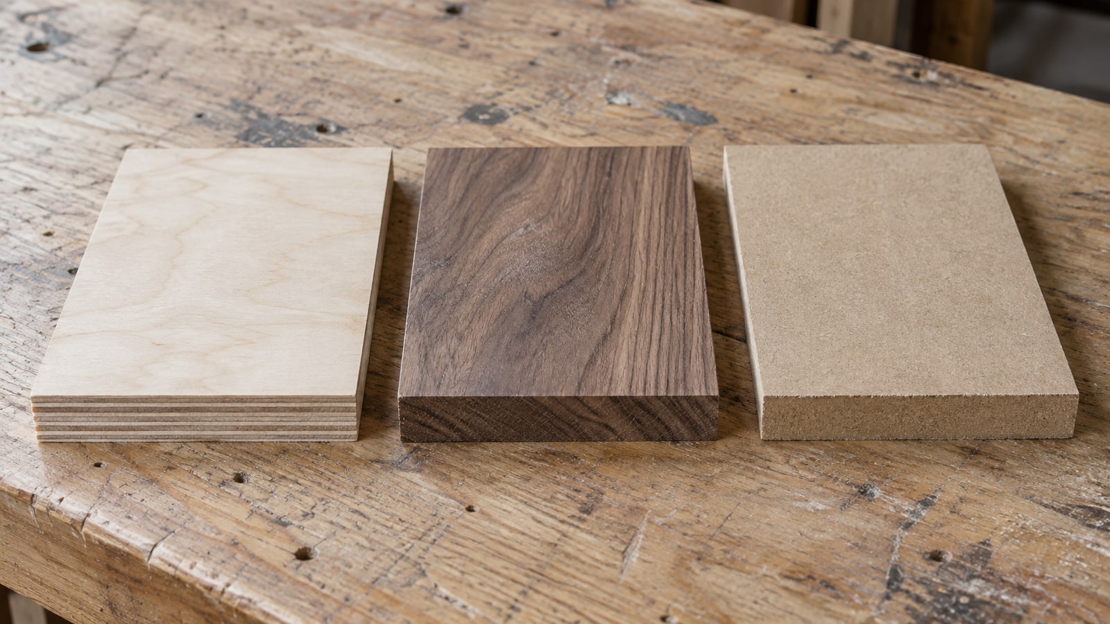 Plywood, Solid Wood, or MDF: What Beginners Should Start With