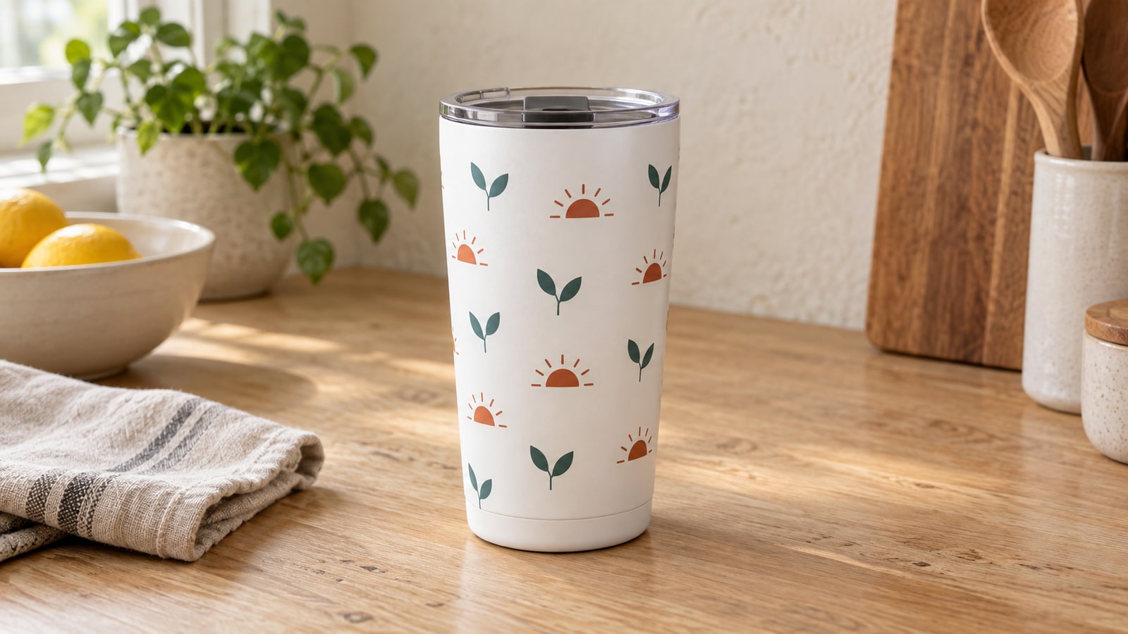 Tumbler Wrap Design SVG: Wrap Art Around a Tumbler or Mug Without Distortion